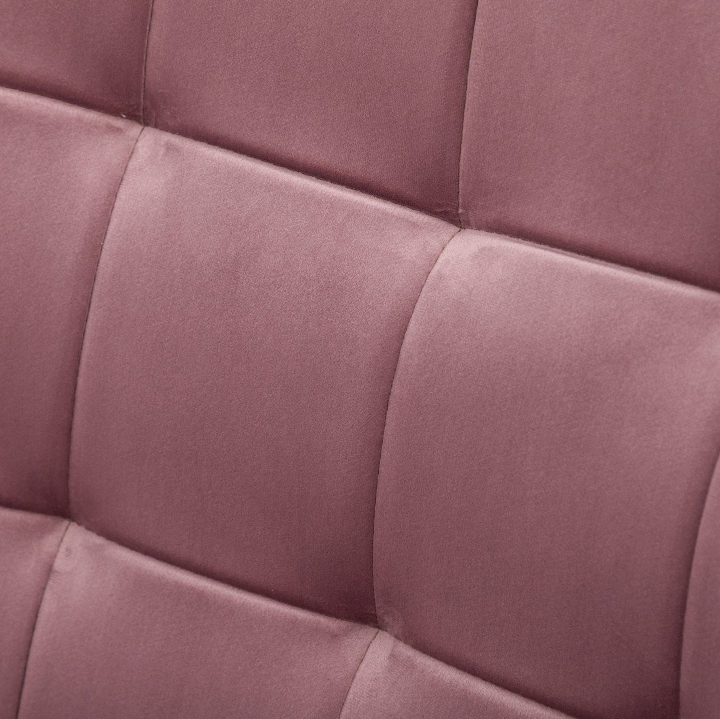 Leiria Contemporary Silky Velvet Tufted Accent Chair with Ottoman, Mauve