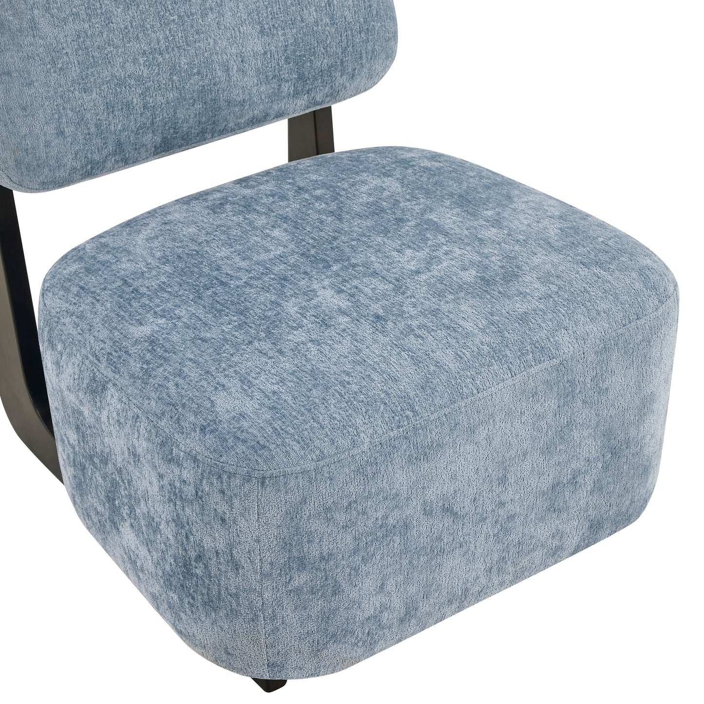 Roundhill Furniture Solara Modern Accent Chair with Solid Wood Frame