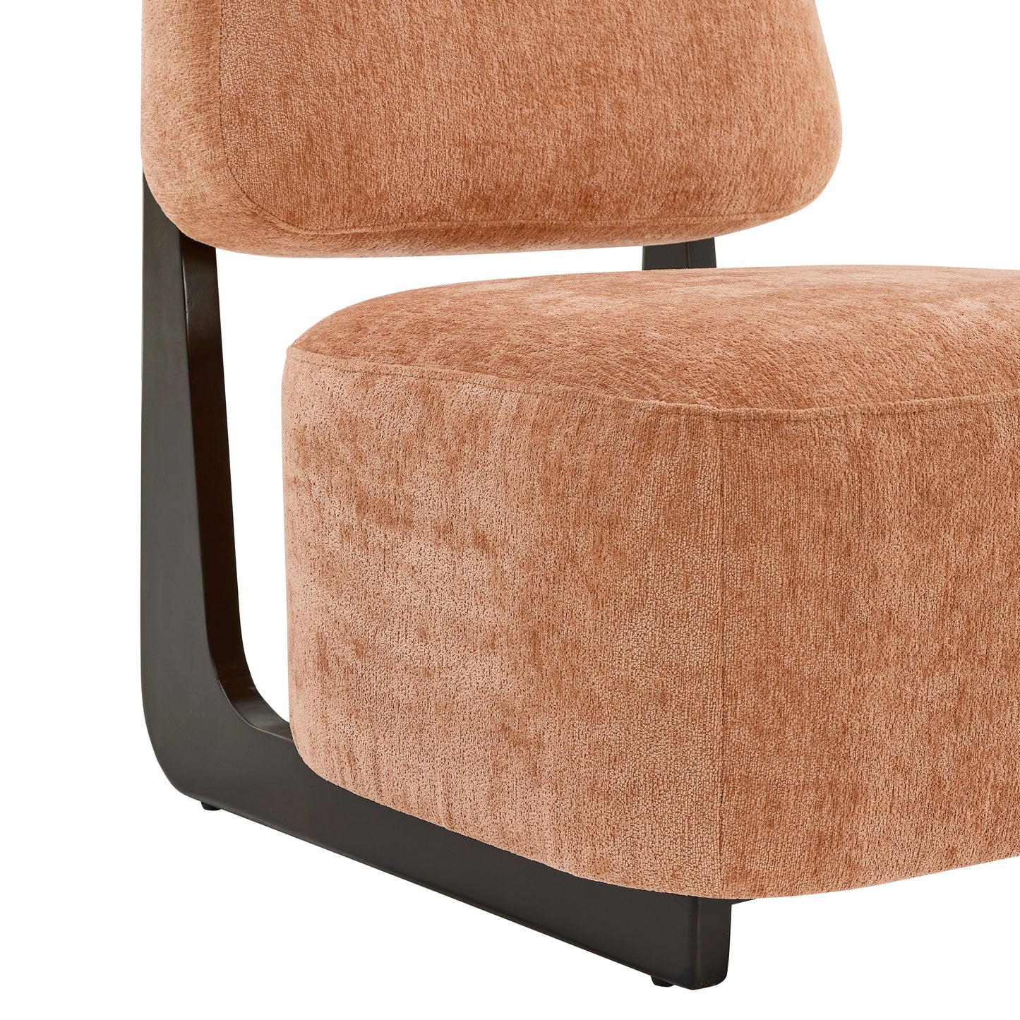 Roundhill Furniture Solara Modern Accent Chair with Solid Wood Frame
