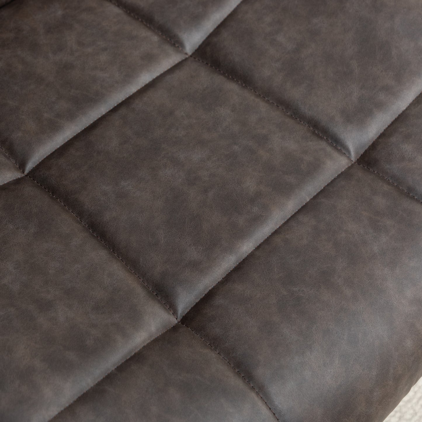 Roundhill Furniture Arlena Faux Leather Tufted Swivel Accent Chair, Brown