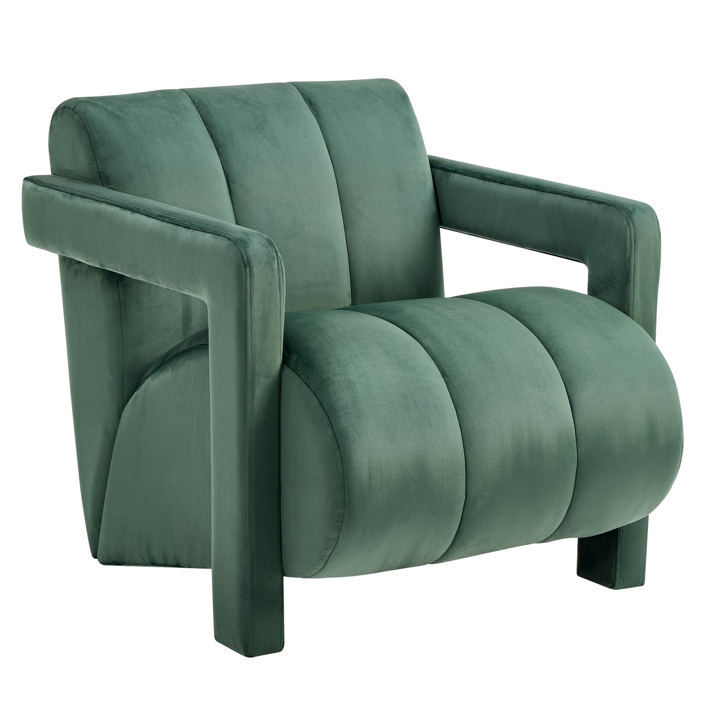 Roundhill Furniture Velmor Contemporary Velvet Accent Armchair