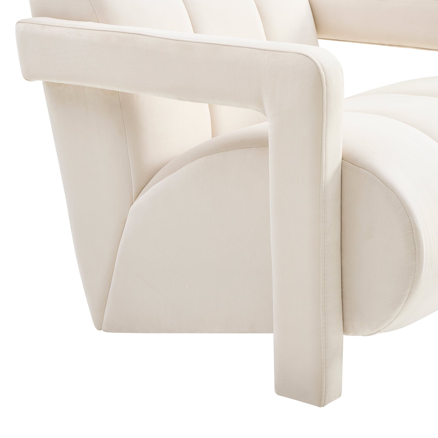 Roundhill Furniture Velmor Contemporary Velvet Accent Armchair