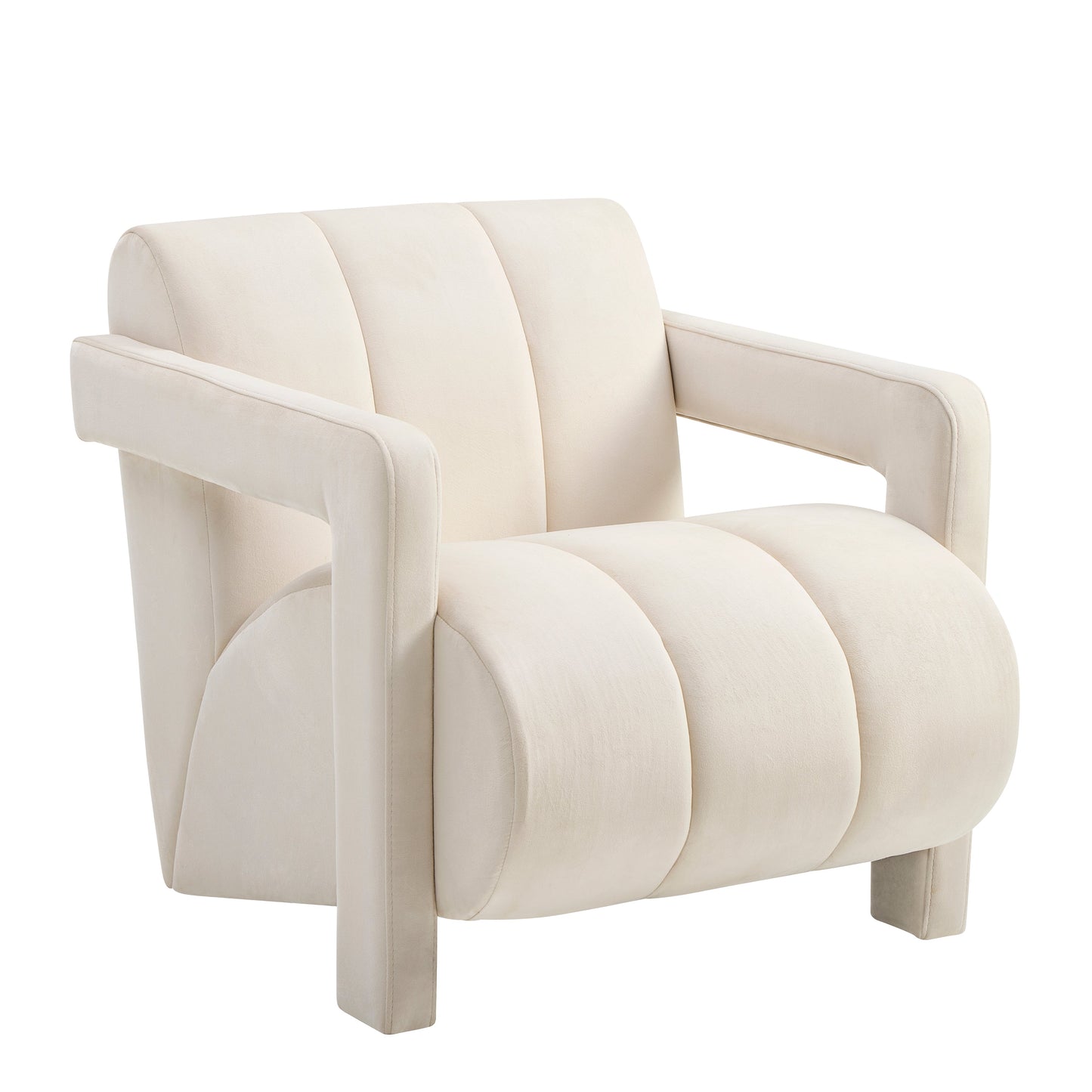 Roundhill Furniture Velmor Contemporary Velvet Accent Armchair