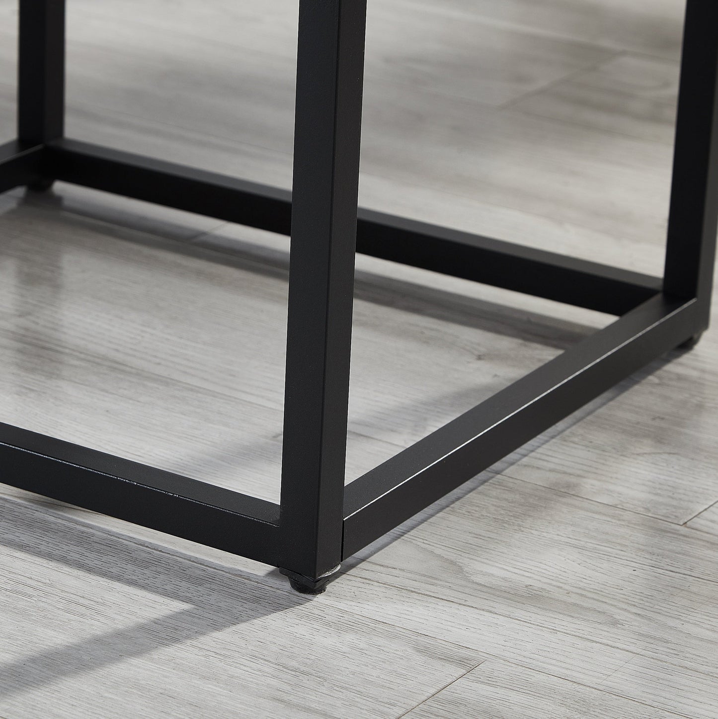 Arles 3-Piece Upholstered Bedroom Set, Wingback Platform Bed with Two Nightstands