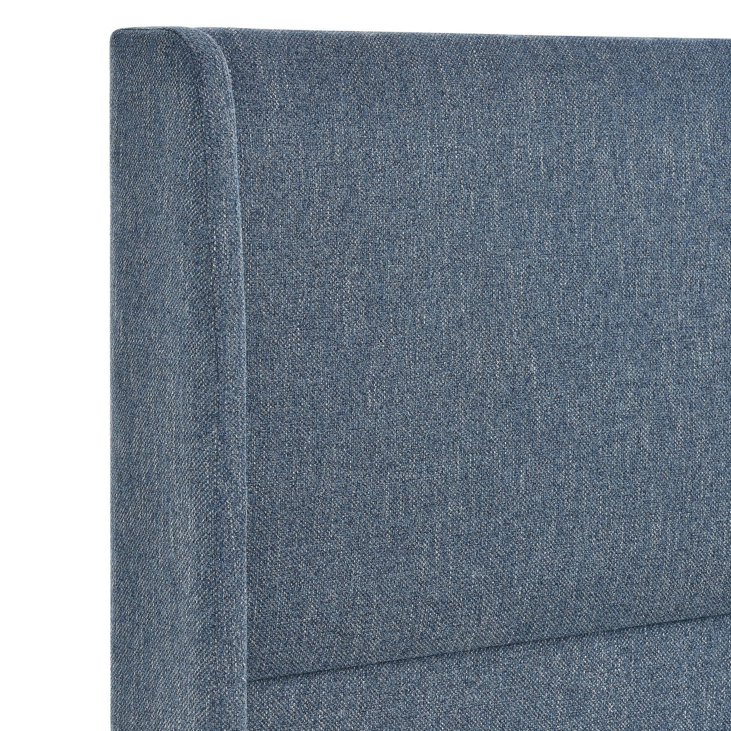 Arles 3-Piece Upholstered Bedroom Set, Wingback Platform Bed with Two Nightstands