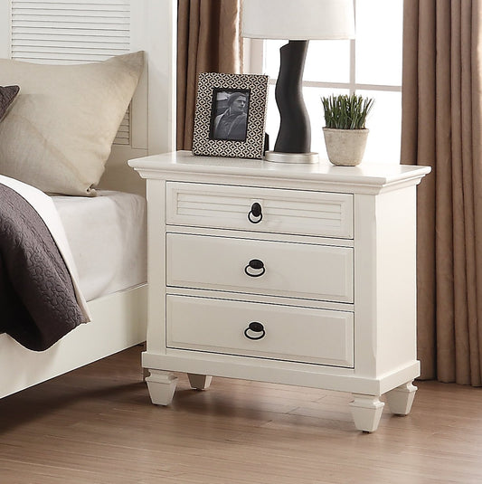 Regitina 016 White Bedroom Nightstand