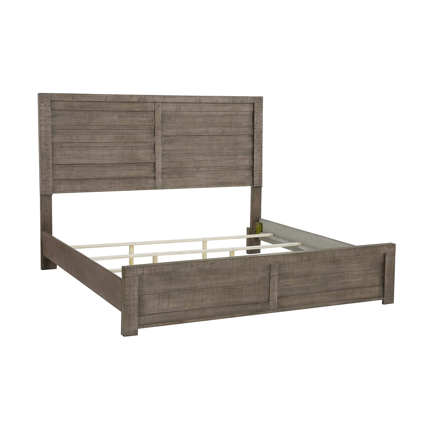 Sedona Transitional Medium Gray Wood Panel Bed