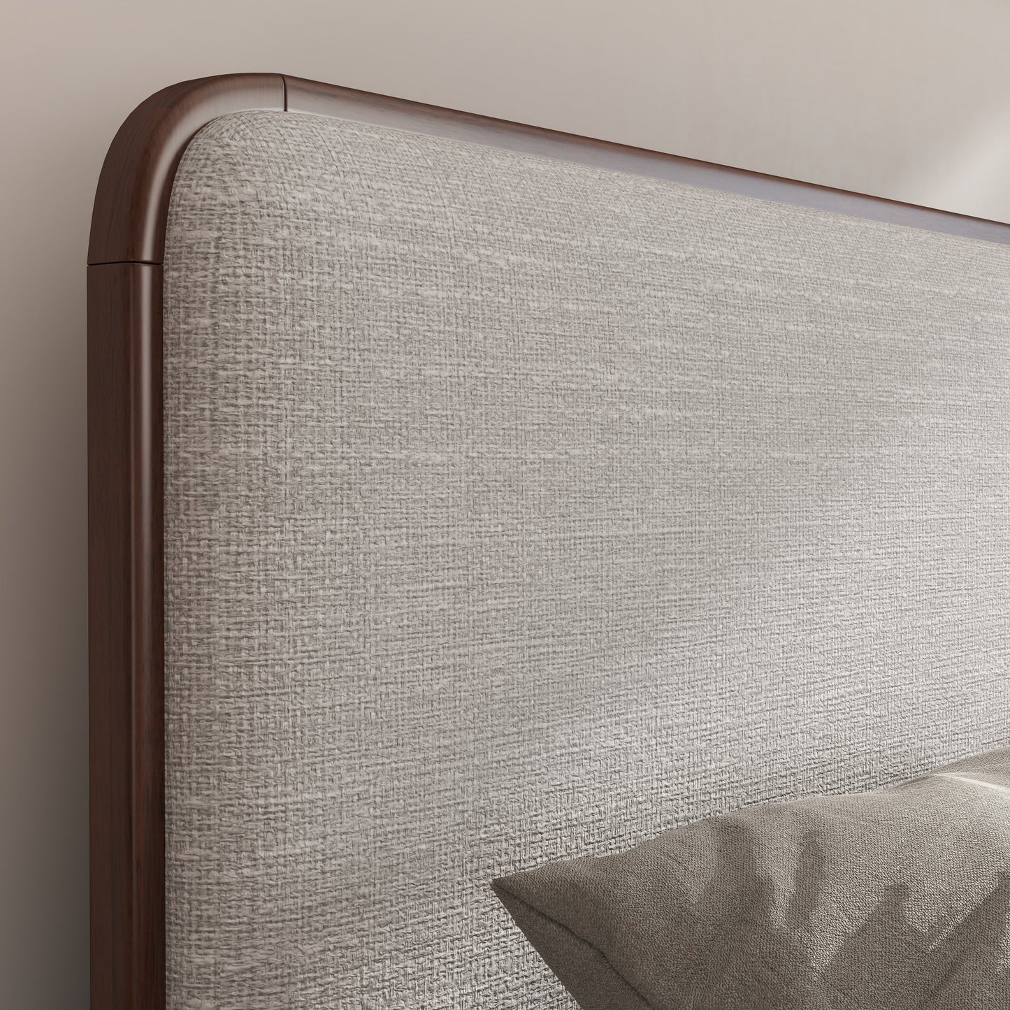 Roundhill Furniture Wyller Bedroom Collection, Natural Walnut Finish