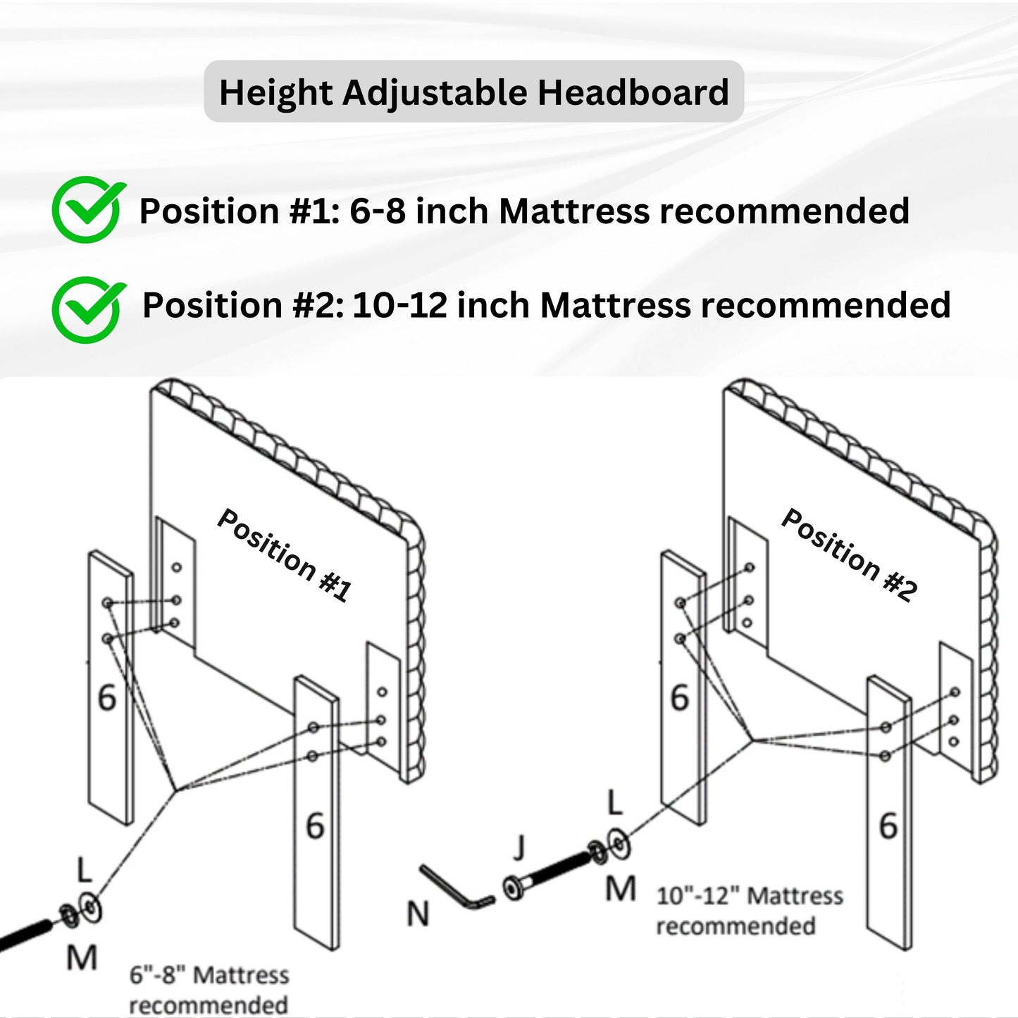 Findlay 3-Piece Bedroom Set, Plush 3D Upholstered Bed with 2 Nightstands