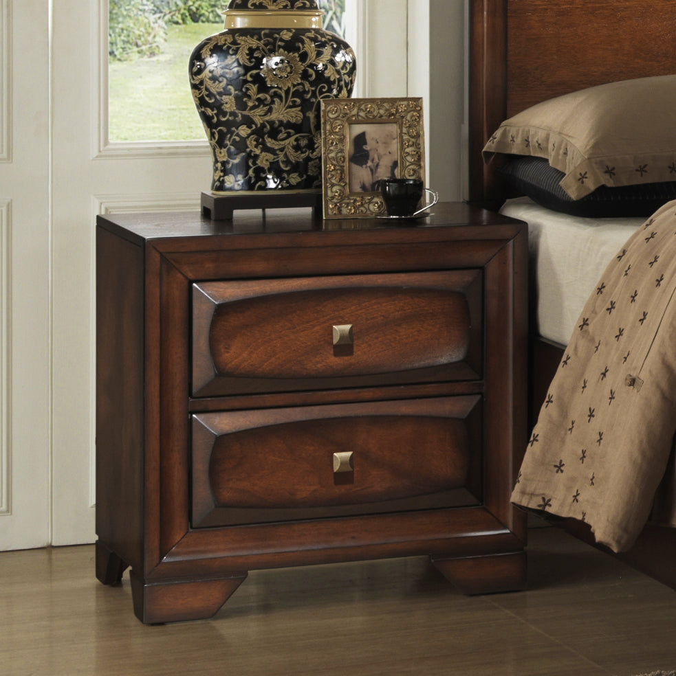 Oakland Antique Oak Finish Wood Bedroom Collection