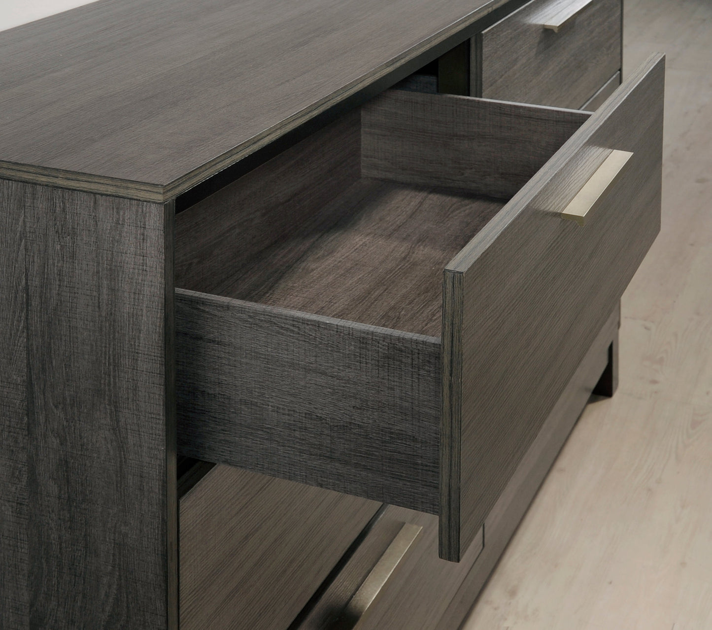 Ioana Weathered Gray Finish Wood Bedroom Collection