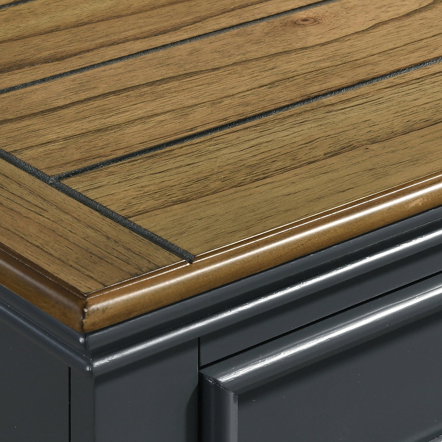 Roundhill Furniture Clelane Wood 5-Drawer Chest