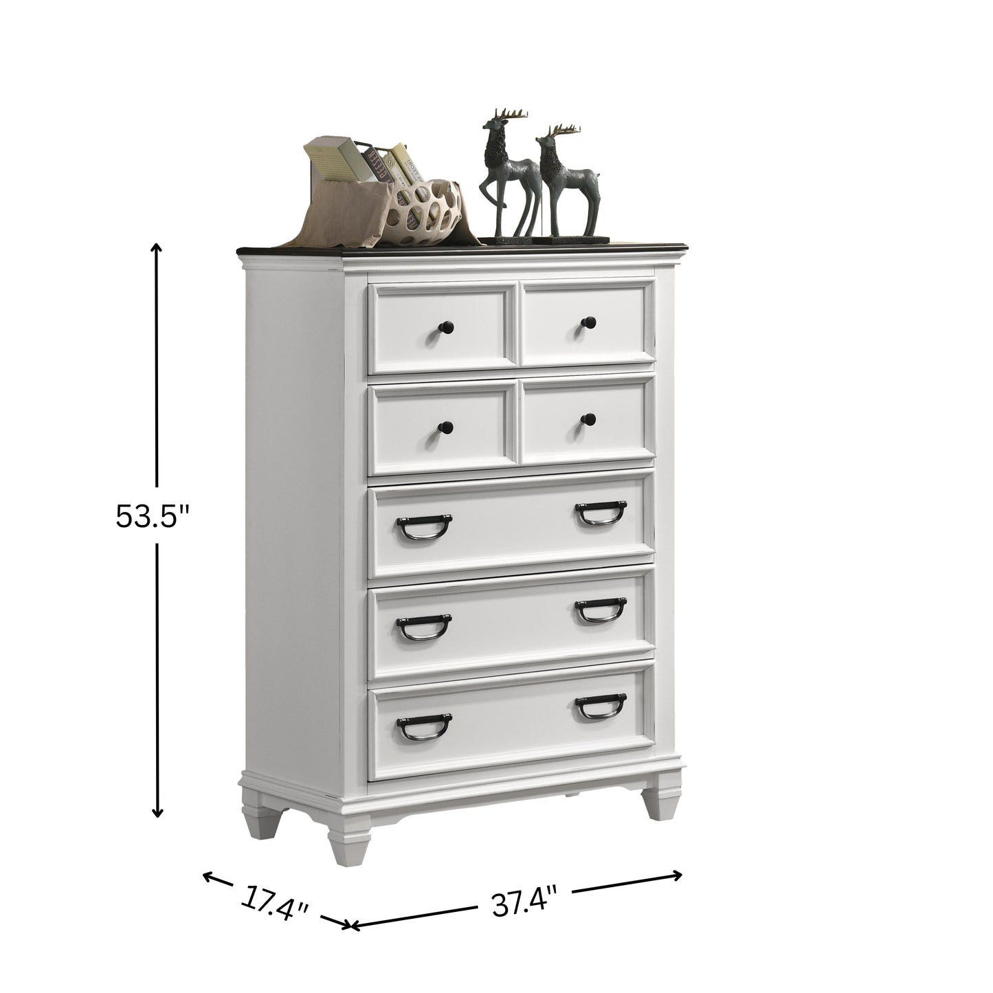 Clelane Wood Bedroom Set with Shiplap Panel Bedroom Collection, Weathered White and Gray