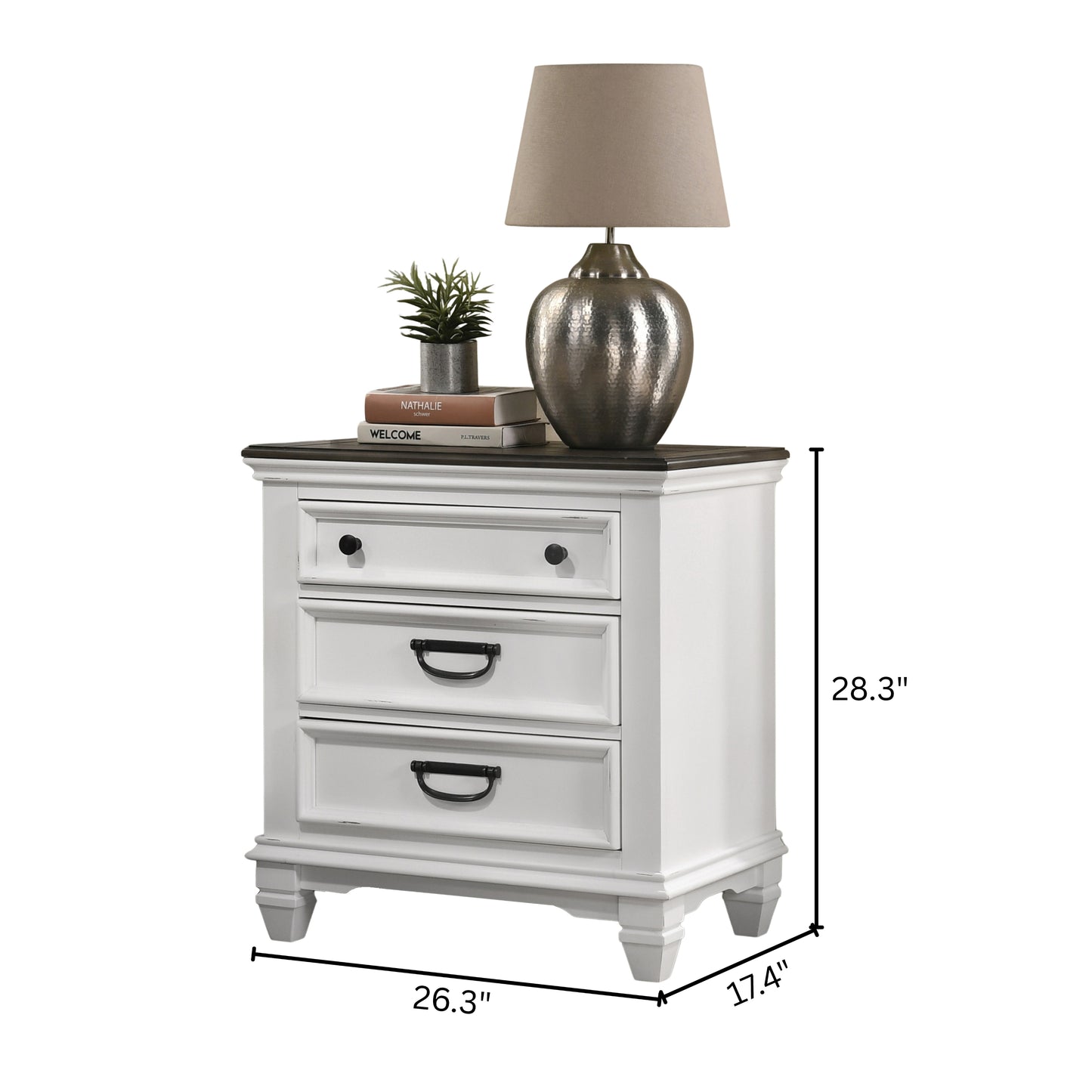 Clelane Wood Bedroom Set with Shiplap Panel Bedroom Collection, Weathered White and Gray