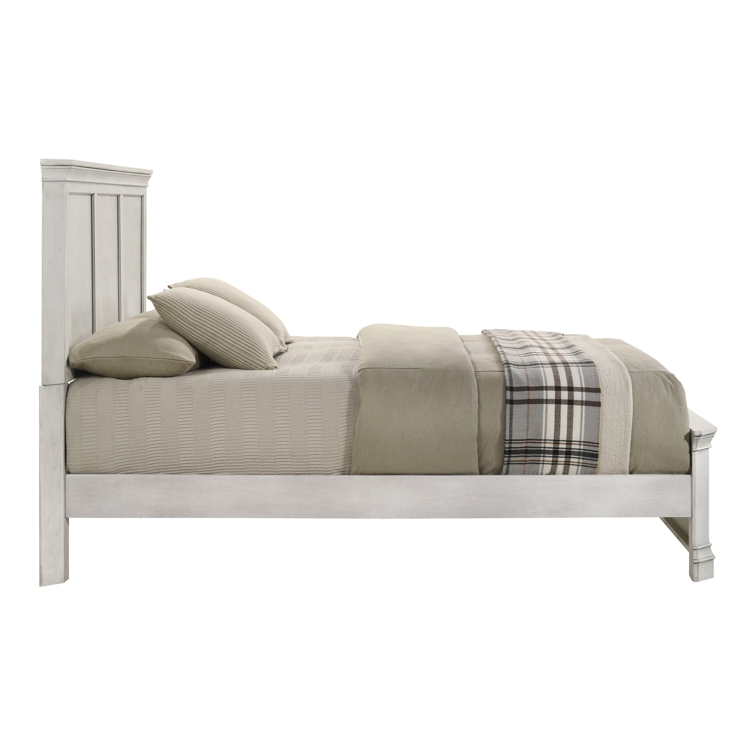 Roundhill Furniture Maderne Traditional Wood Panel Bedroom Collection