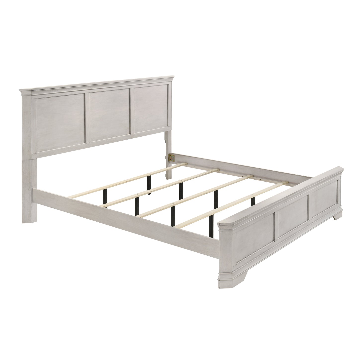 Roundhill Furniture Maderne Traditional Wood Panel Bed