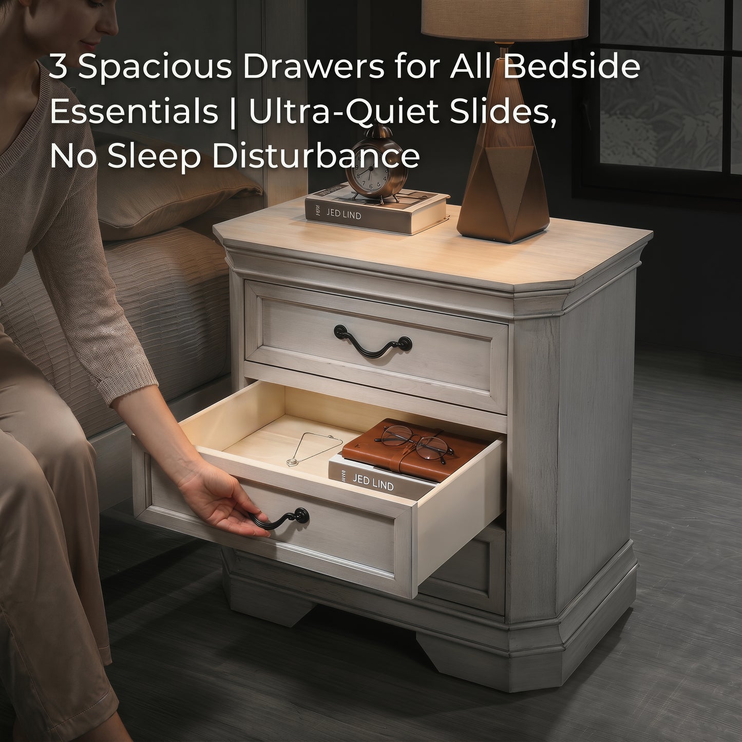 Roundhill Furniture Maderne Traditional Wood Panel Bedroom Collection