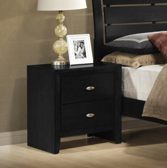 Ecrille 350 Black Wood Night Stand