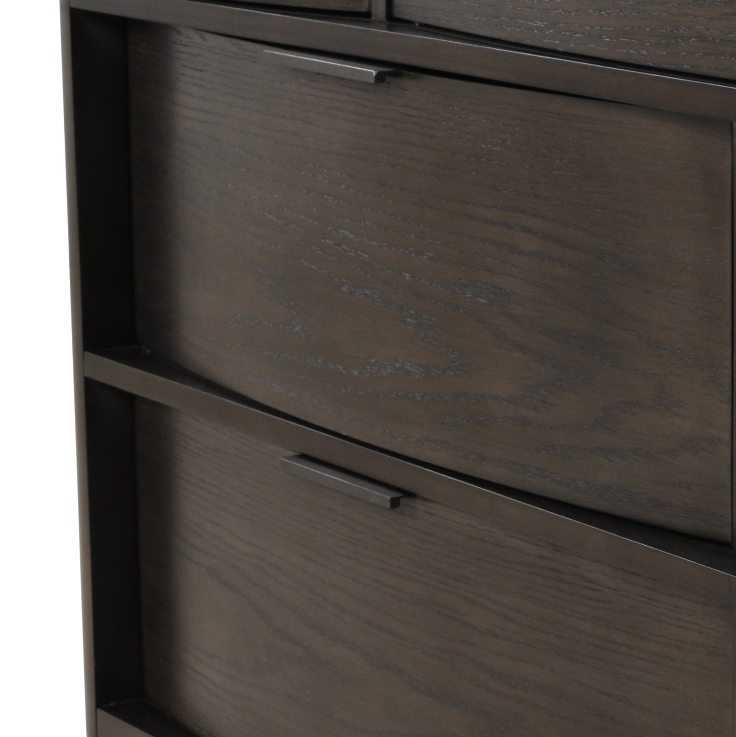 Belani Wood 5-Drawer Chest, Espresso