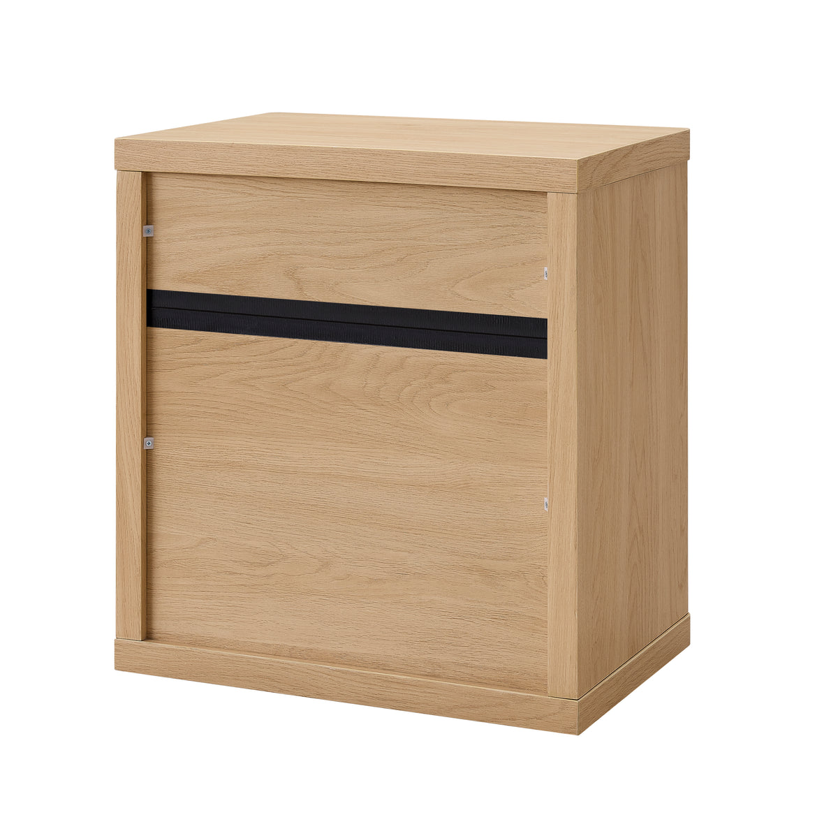 Roundhill Furniture Aria Modern Fluted Nightstand, Side Table