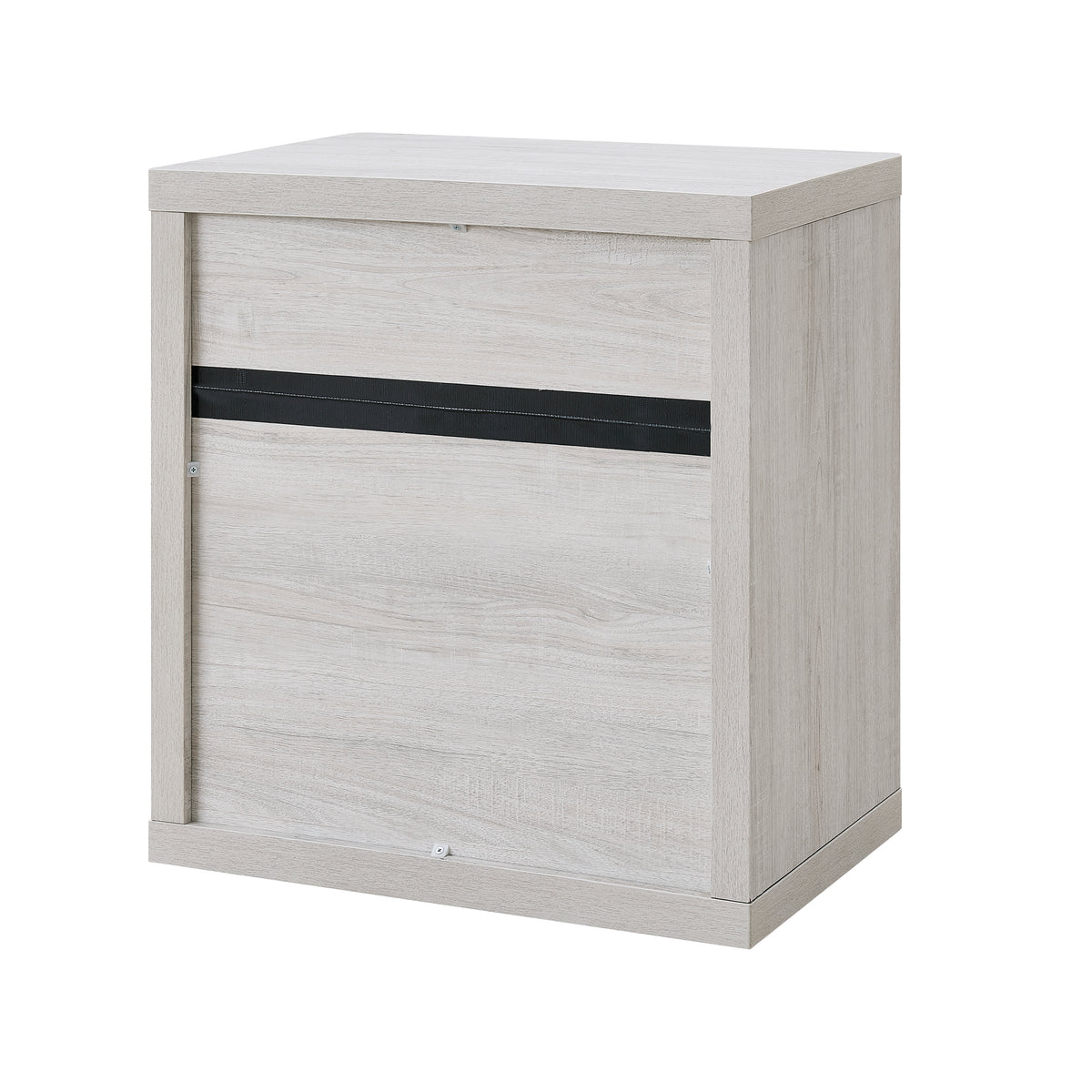 Roundhill Furniture Aria Modern Fluted Nightstand, Side Table