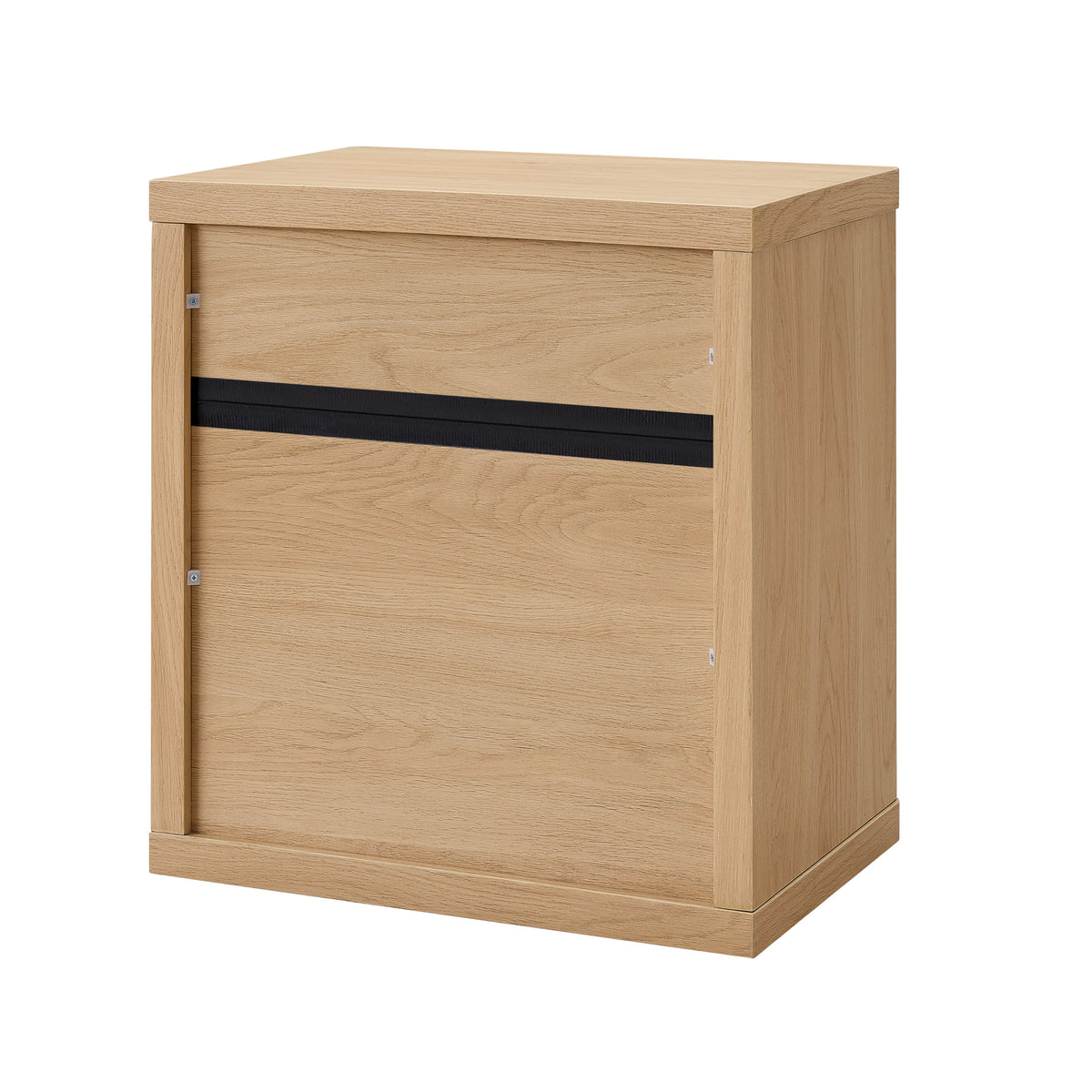 Roundhill Furniture Aria Modern Fluted Nightstand, Side Table
