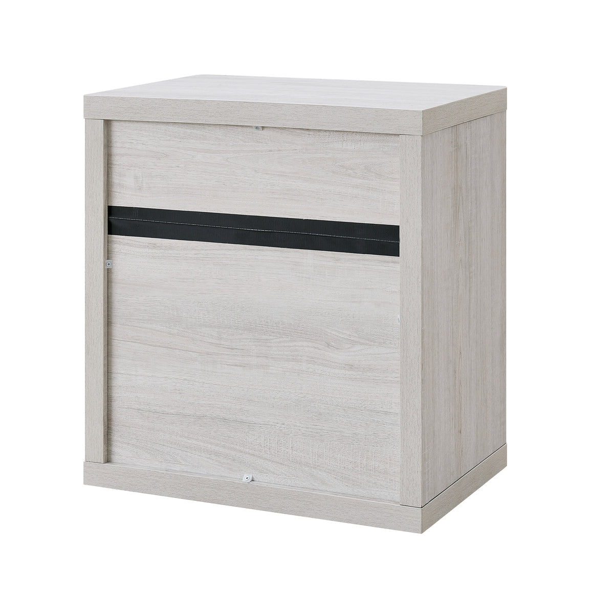 Roundhill Furniture Aria Modern Fluted Nightstand, Side Table
