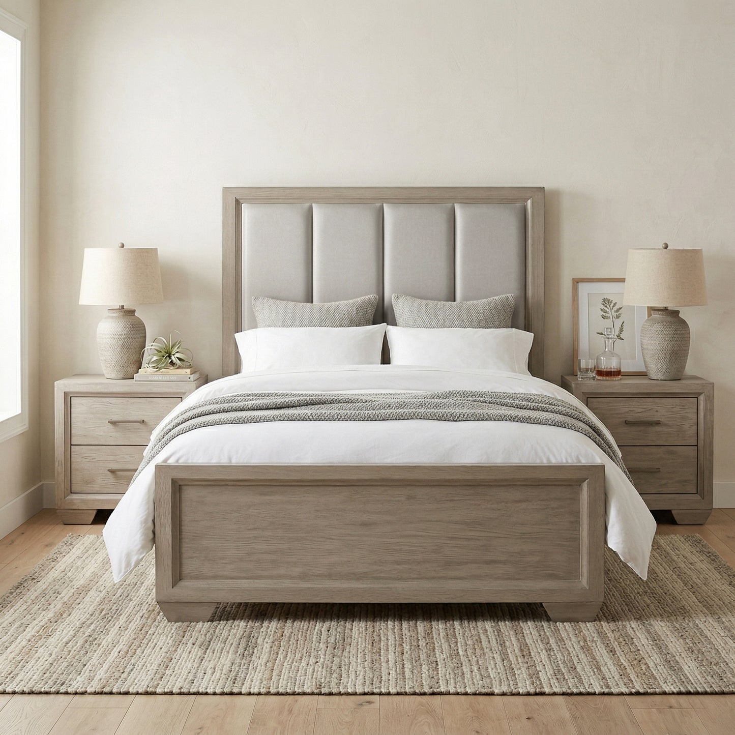Ennesley Gray Wood Bedroom Collection