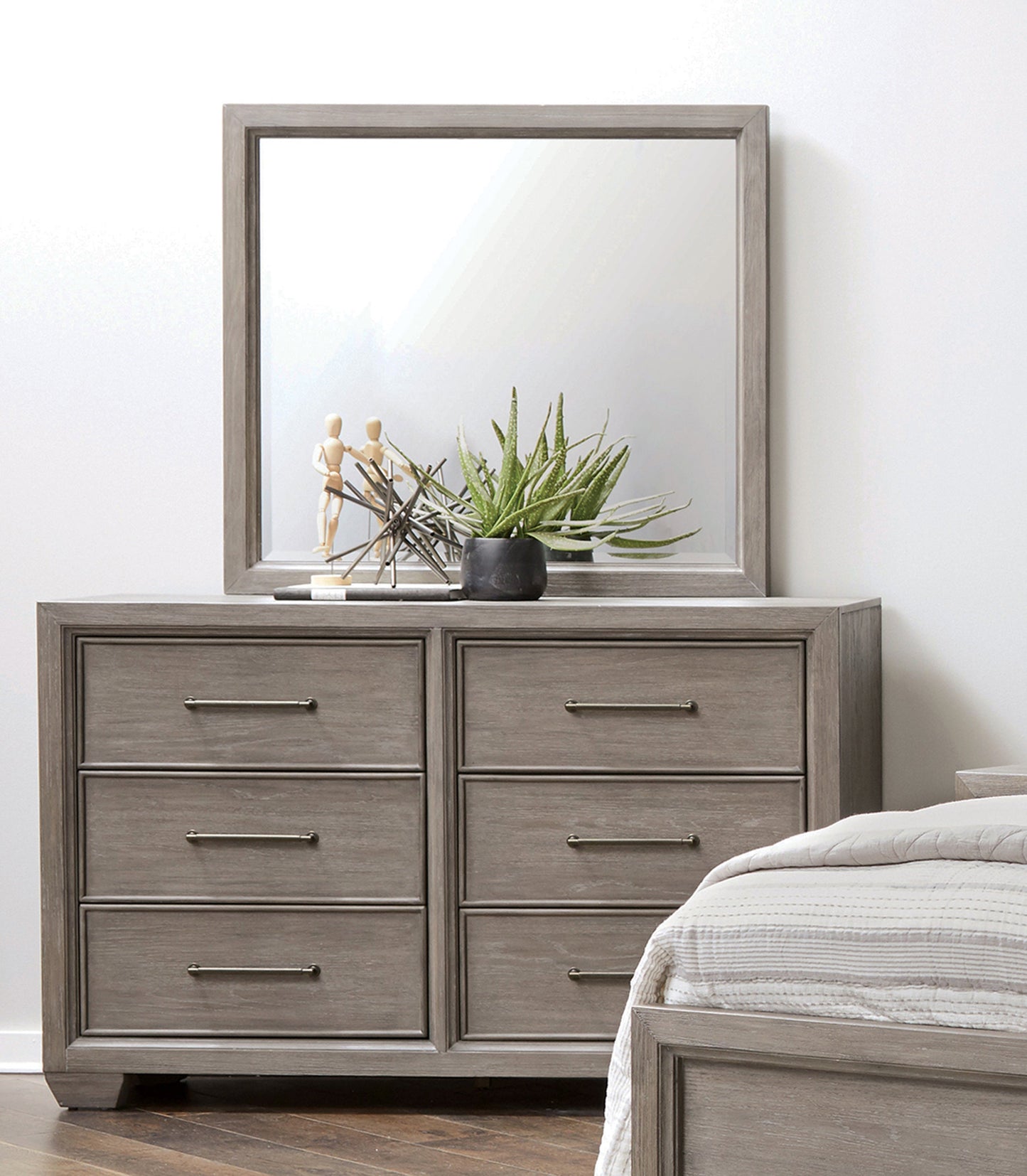 Ennesley Gray Wood Bedroom Collection