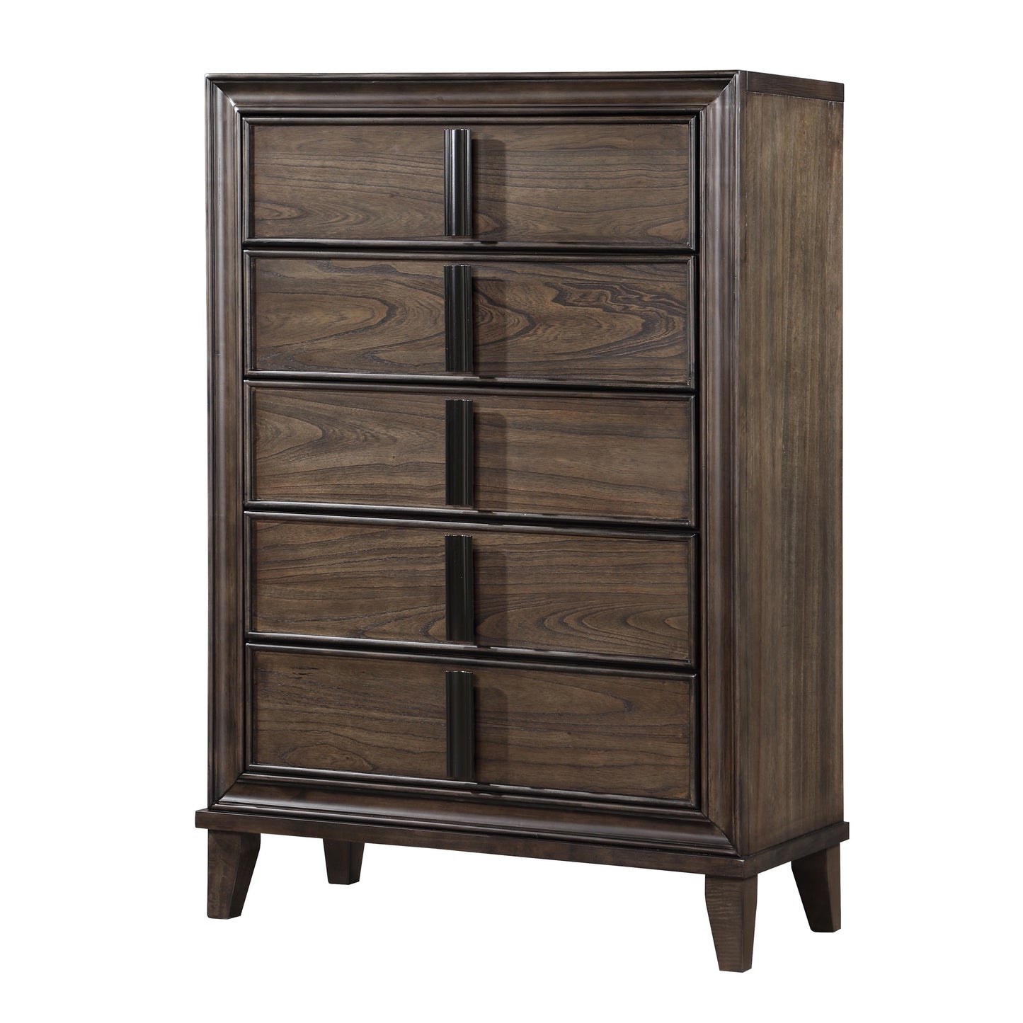 Aetheria Contemporary Wood Bedroom Collection, Dark Brown