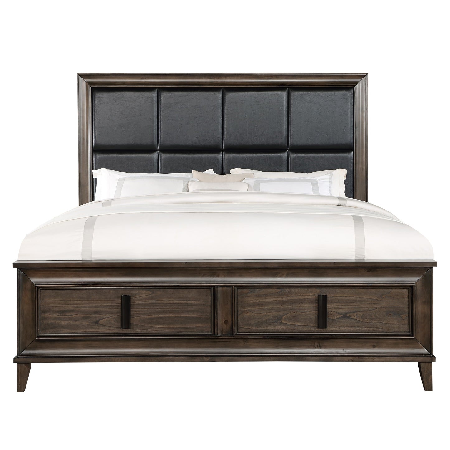 Aetheria Contemporary Wood Bedroom Collection, Dark Brown