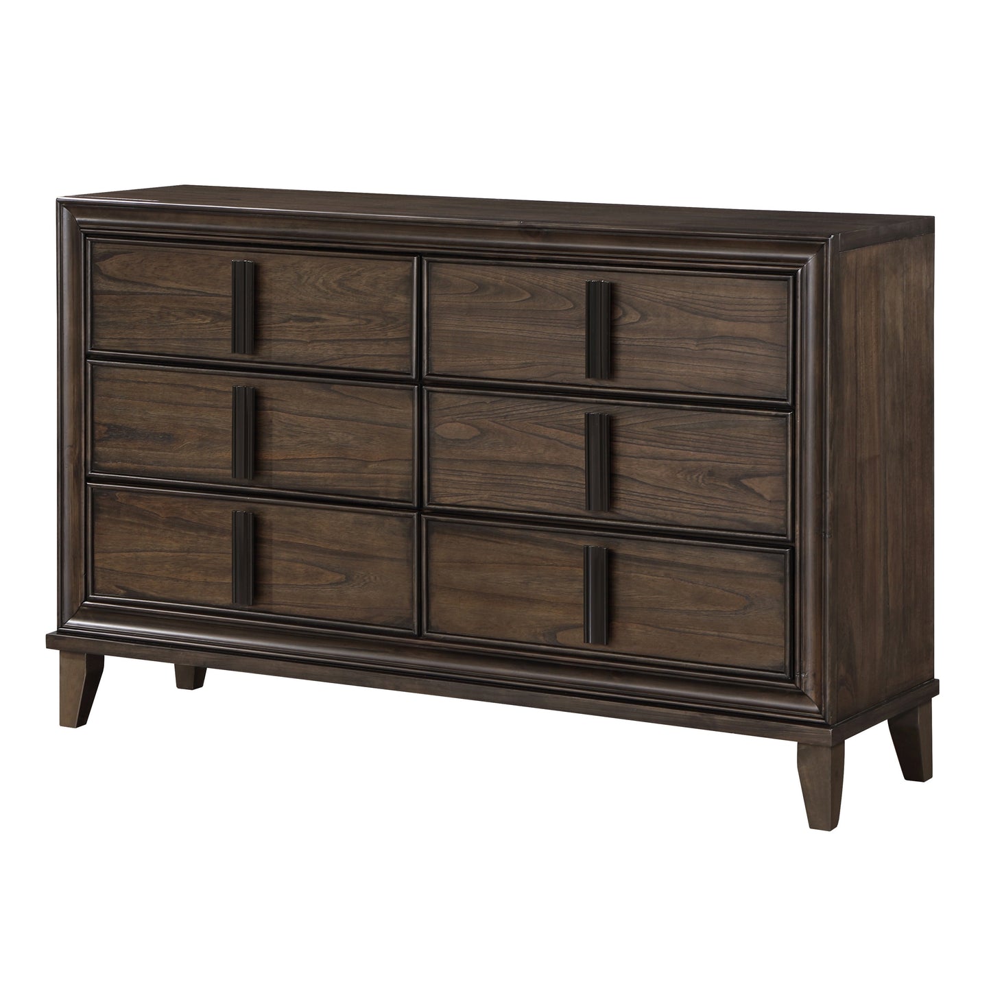 Aetheria Contemporary Wood Bedroom Collection, Dark Brown