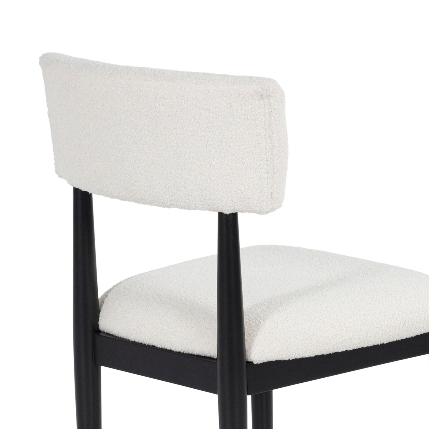 Ellis Boucle Upholstered Dining Chairs, Set of 2