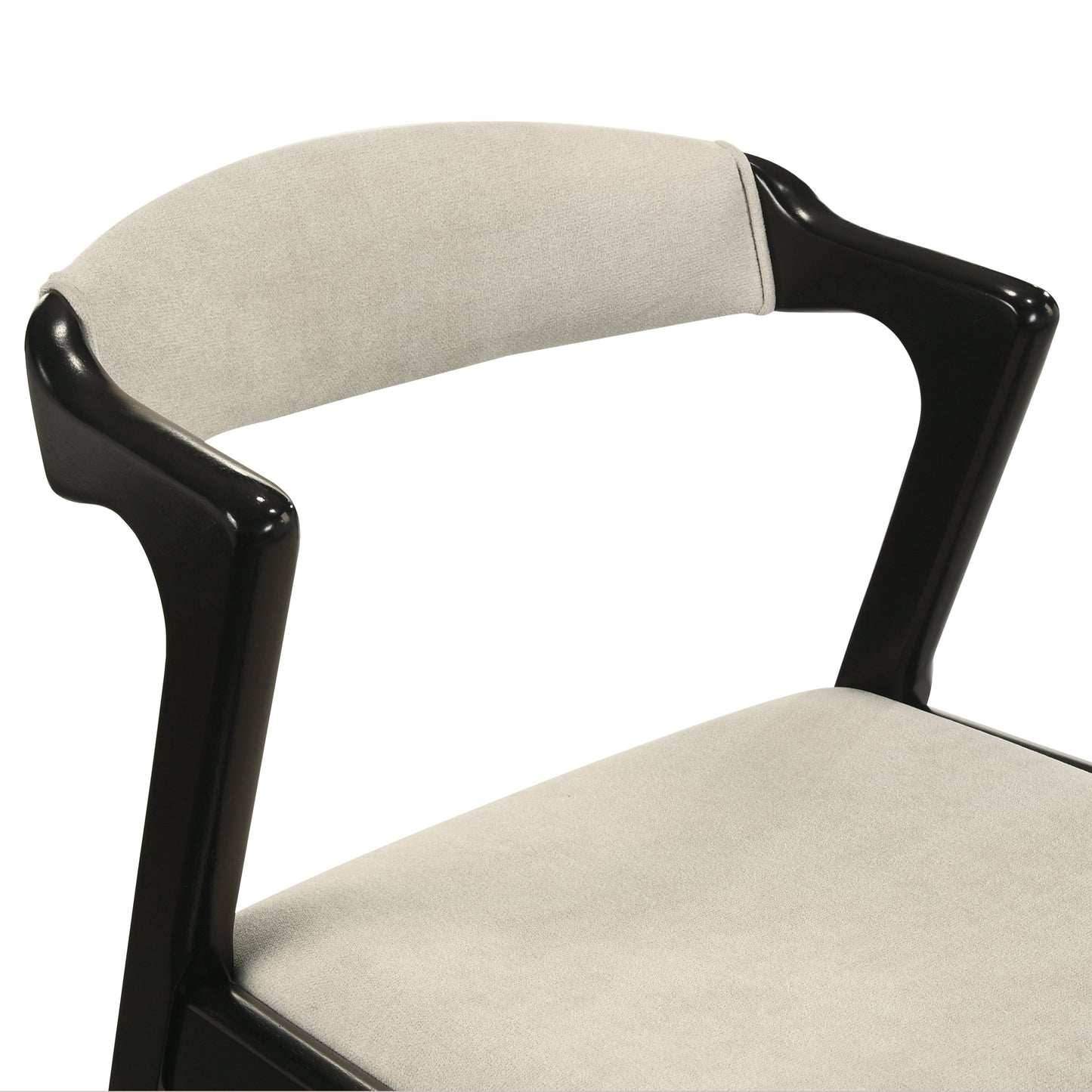 Roundhill Furniture Lavin Upholstered Dining Chairs, Set of 2