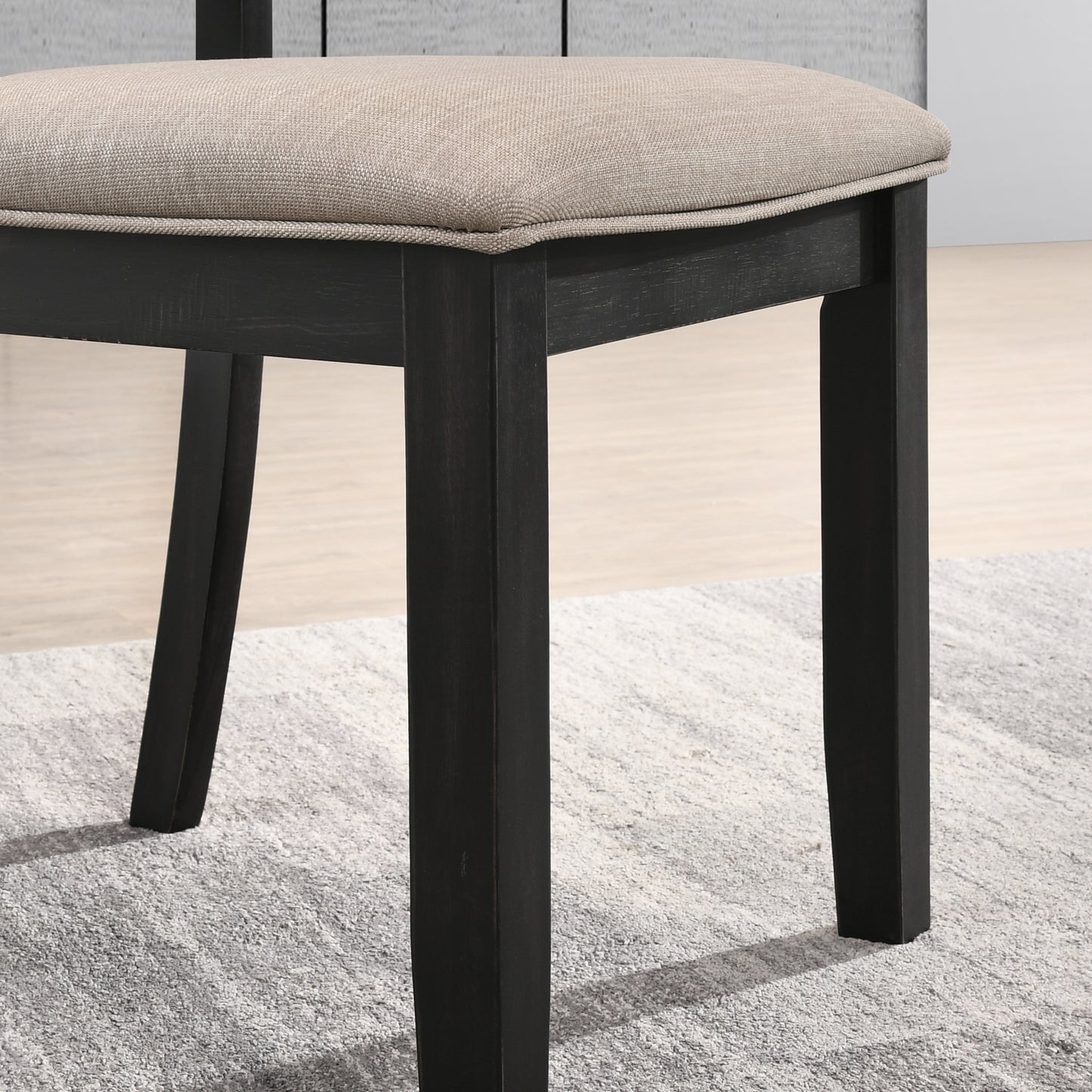 Windvale Upholstered Cross-back Dining Chair, Set of 2