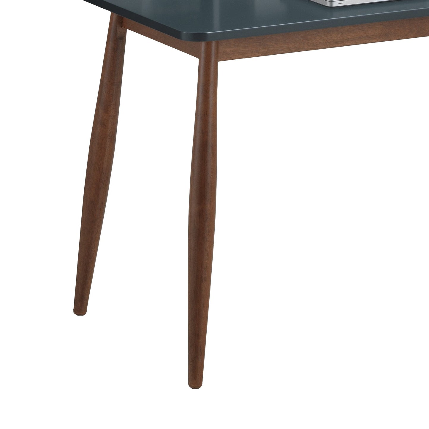 Roskilde Gray Blue Storage Wood Office Desk