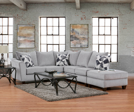 Duleek Upholstered Living Room Collection, Herringbone Silver