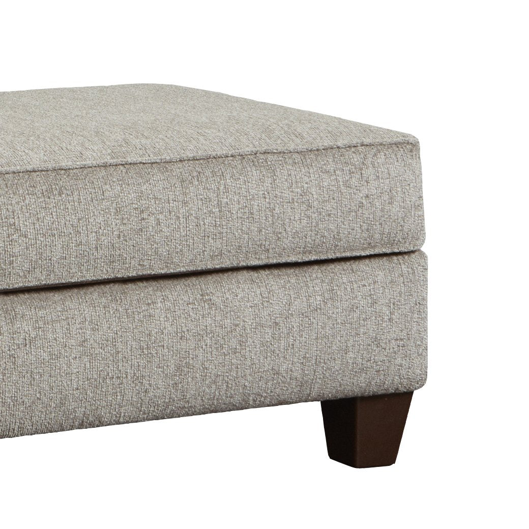 Camero Platinum Fabric Cocktail Ottoman