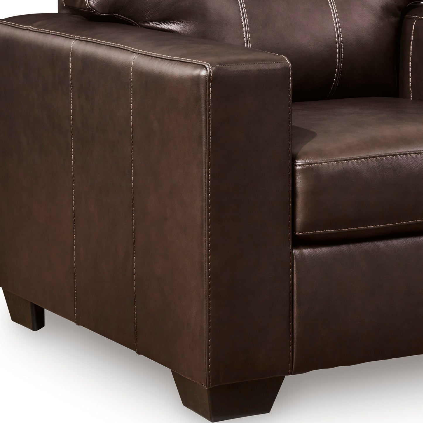Roundhill Furniture Holmes Leather Upholstered Lounge Chair