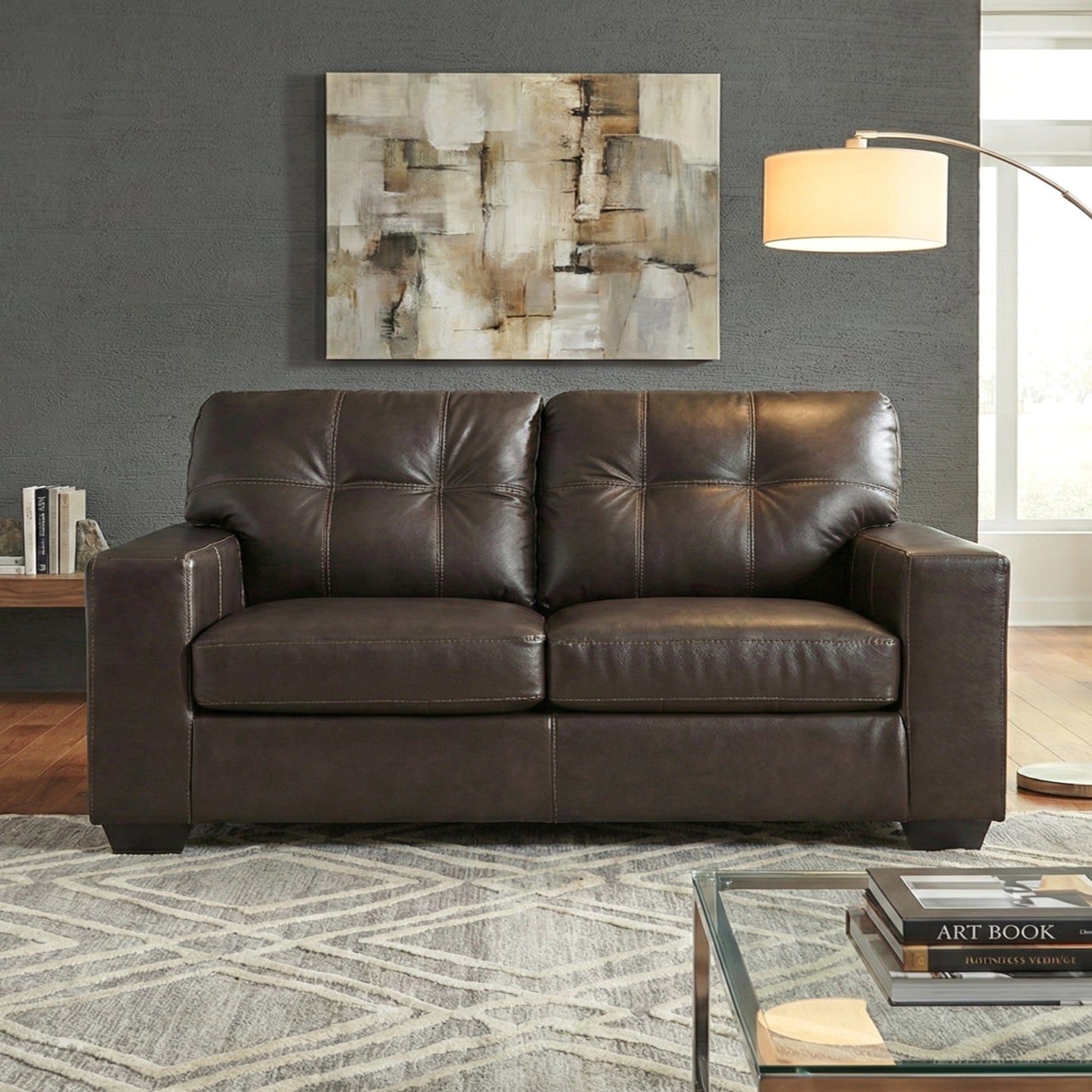 Roundhill Furniture Holmes Leather Living Room Collection