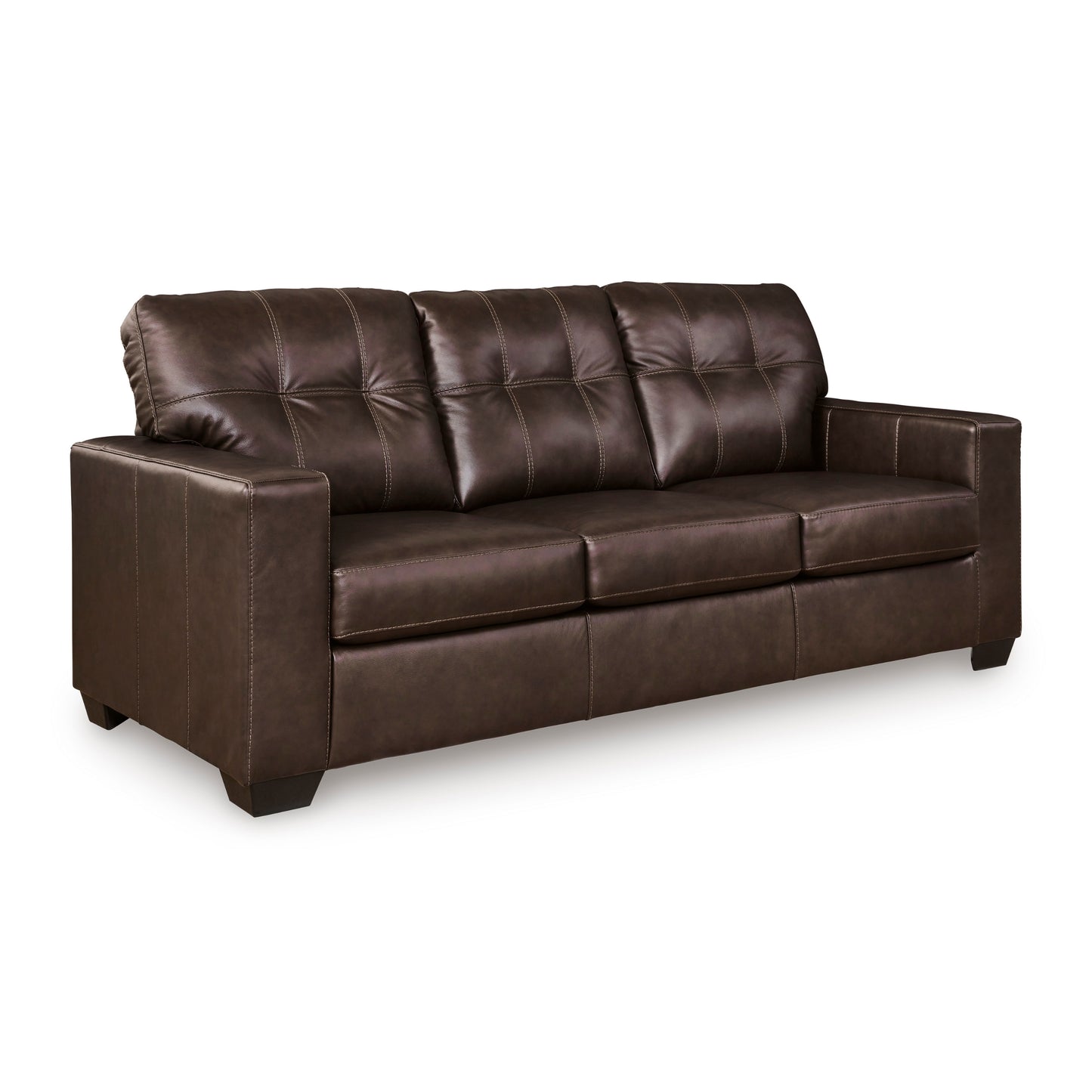 Roundhill Furniture Holmes Leather Upholstered Sofa