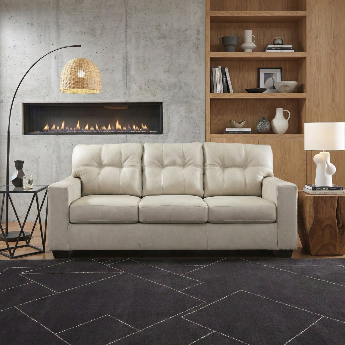 Roundhill Furniture Holmes Leather Living Room Collection