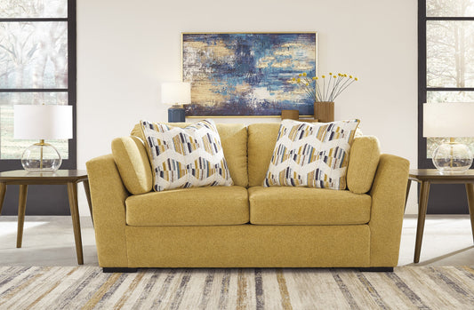 Clareen Upholstered Stationary Loveseat