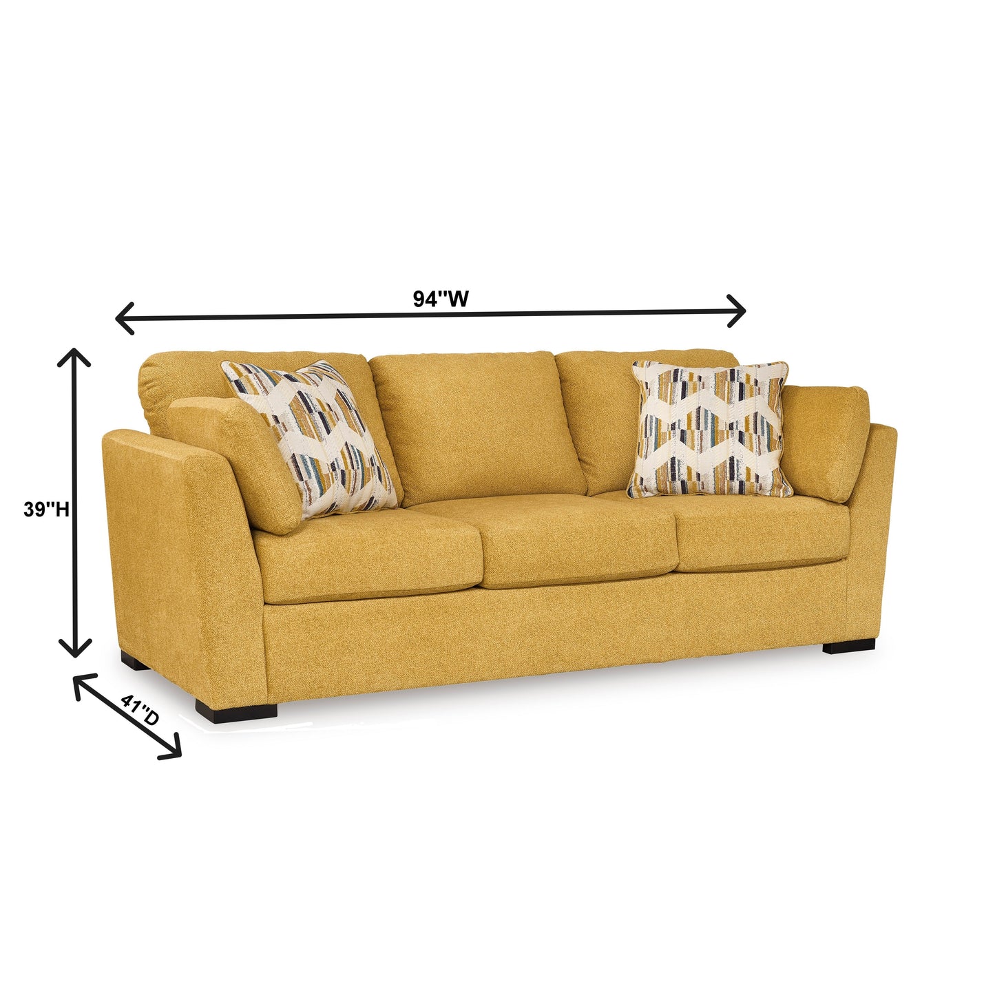 Clareen Upholstered Stationary Sofa