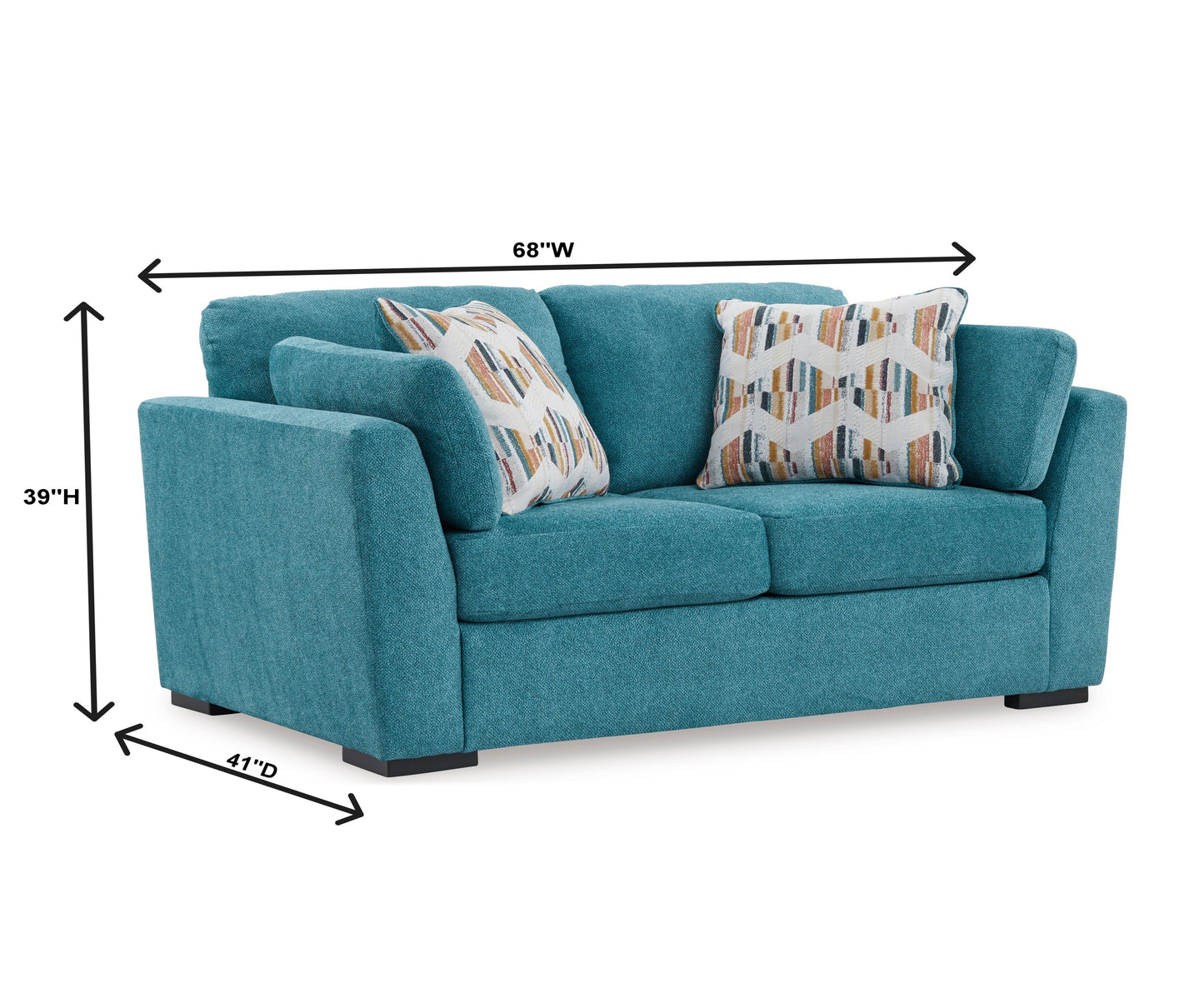 Clareen Upholstered Stationary Loveseat