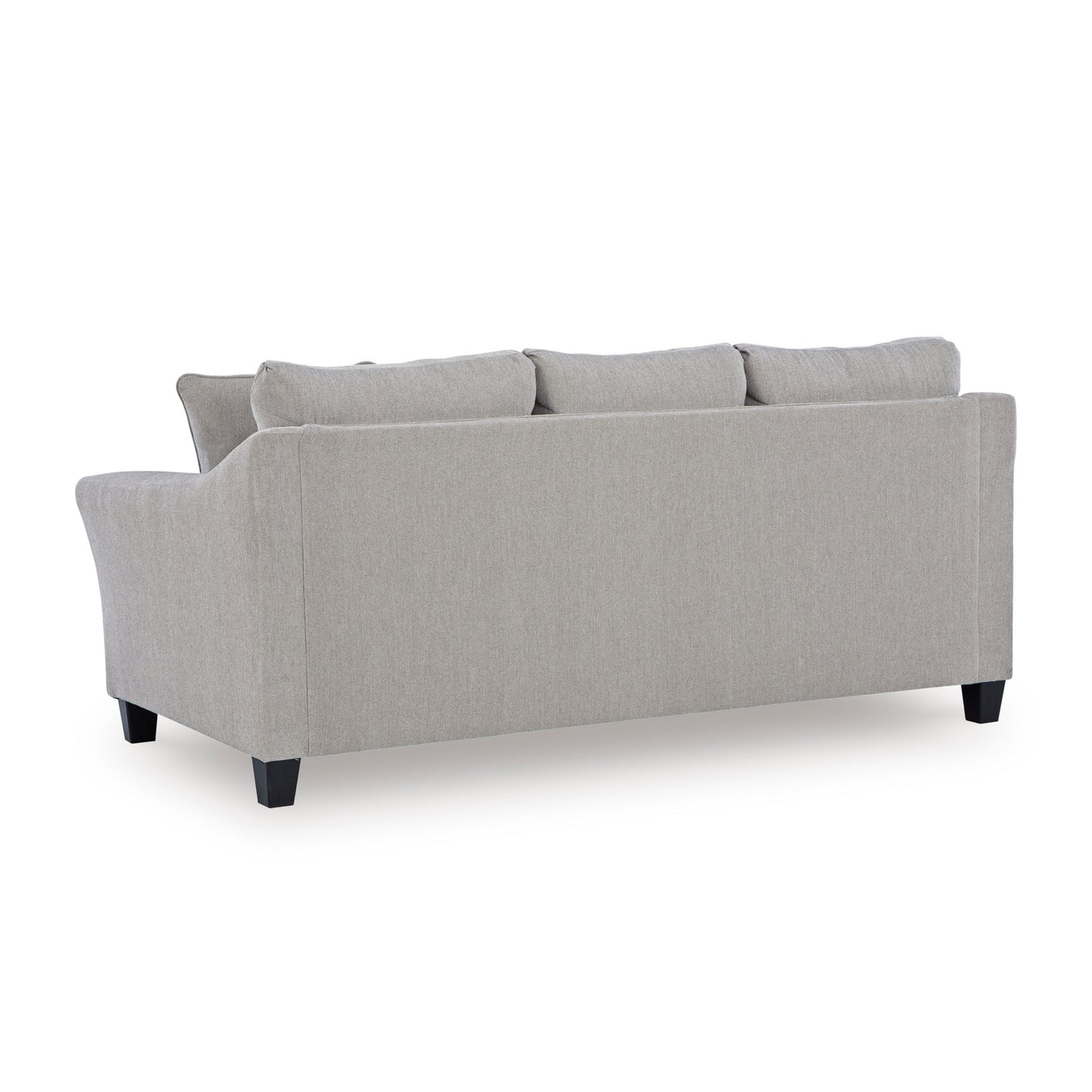 Roundhill Furniture Elaris Living Room Collection ?€? Flared Arm Sofa and Loveseat with Chenille Upholstery, Taupe