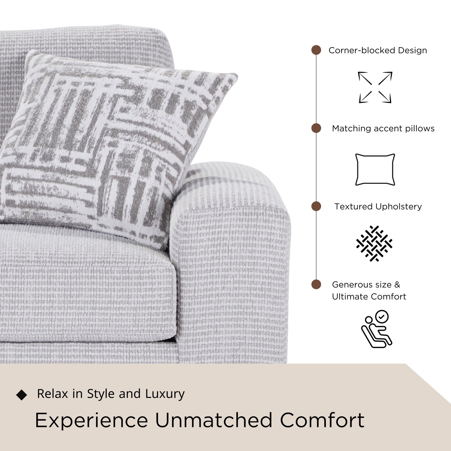 Roundhill Furniture Lancelot Living Room Collection