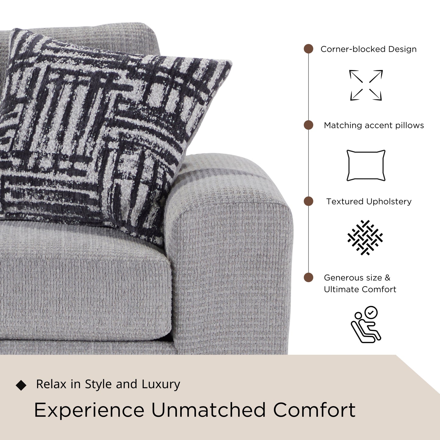 Roundhill Furniture Lancelot Living Room Collection