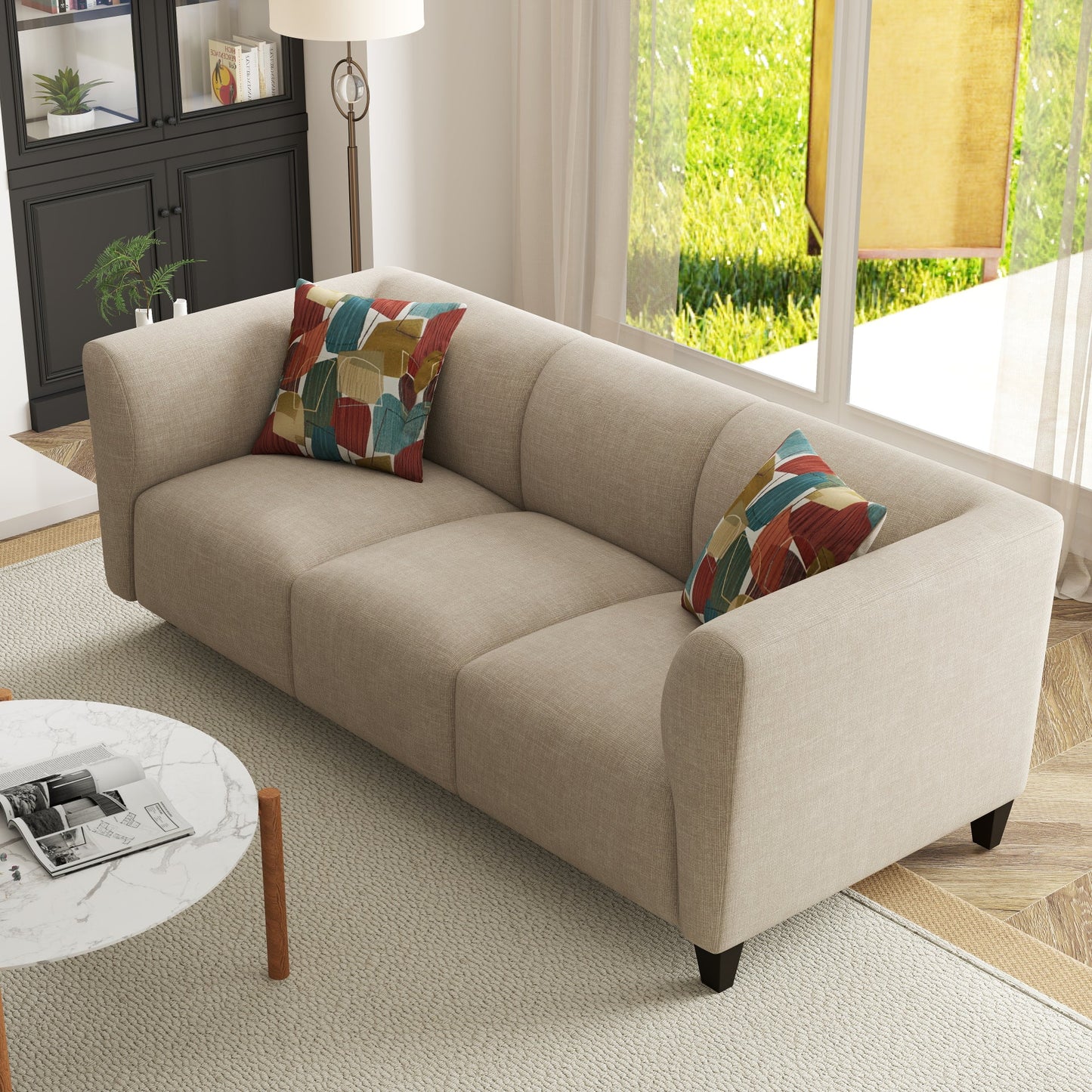 Roundhill Furniture Della Upholstered Stationary Sofa