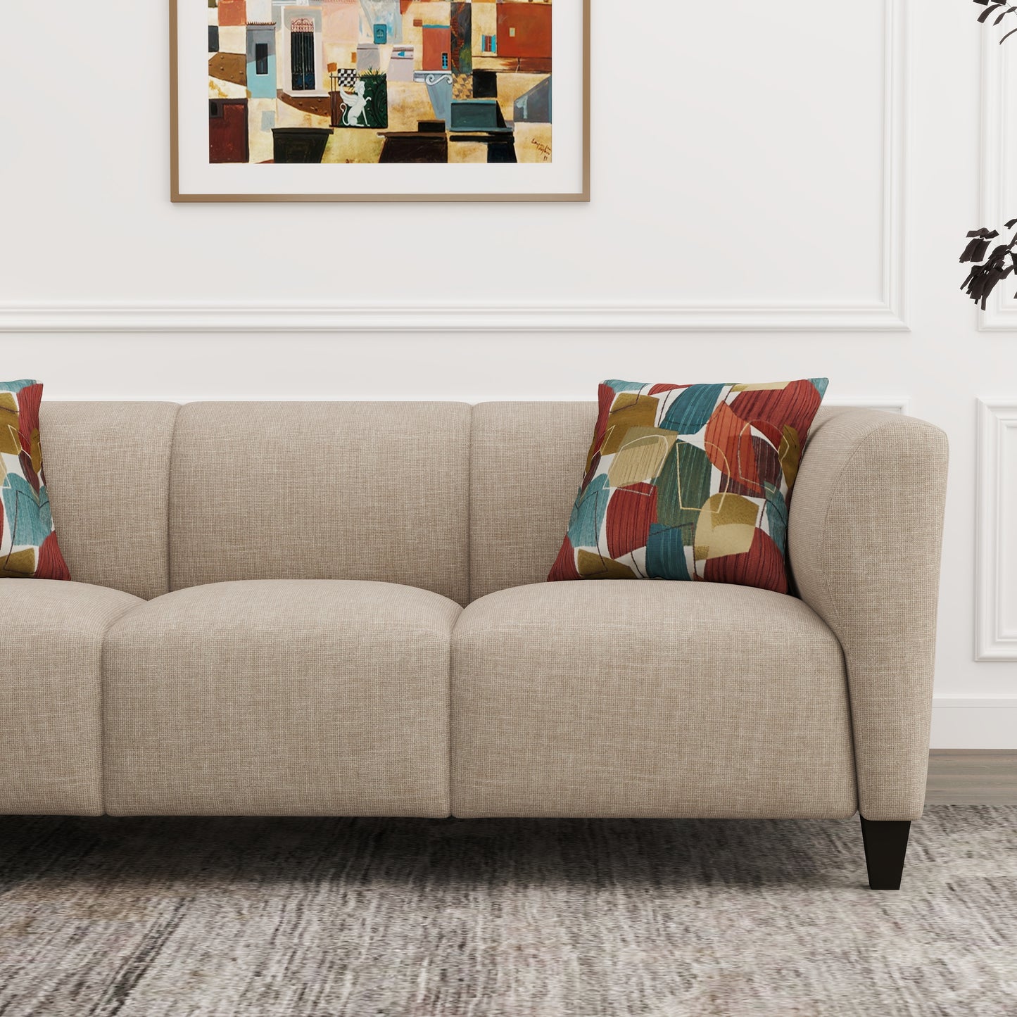 Roundhill Furniture Della Upholstered Stationary Sofa